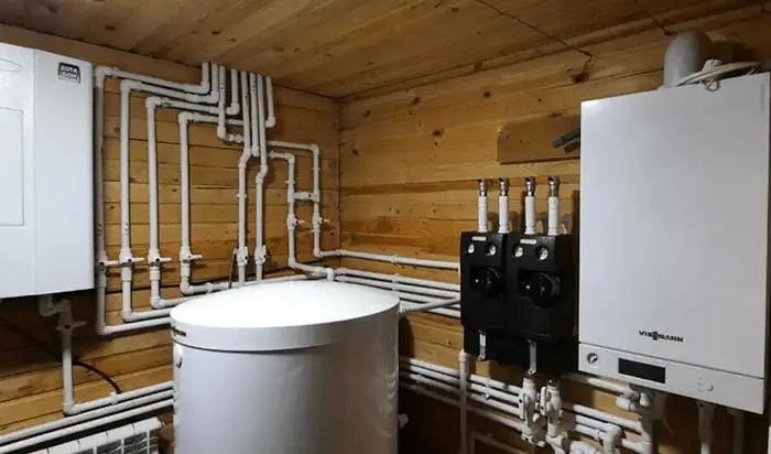 Мы установили эту автоматизированную котельную на базе оборудования Viessmann в Горно-Алтайске.